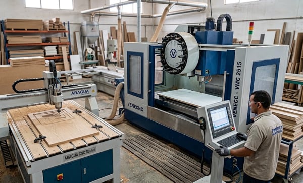 Diferencia entre centro de mecanizado y fresadora CNC