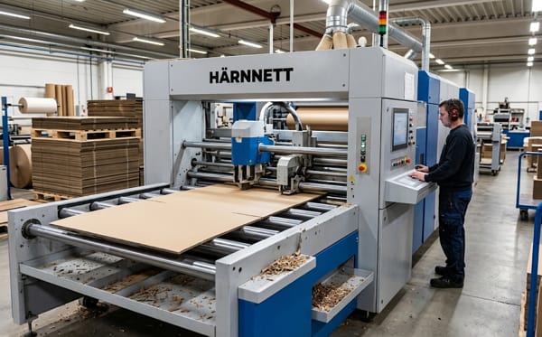 Máquina para hacer cajas de cartón a medida